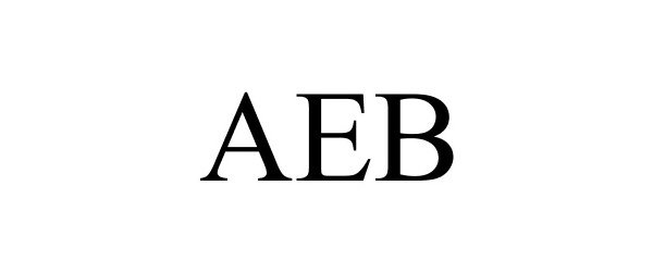 Trademark Logo AEB