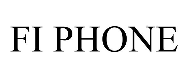Trademark Logo FI PHONE