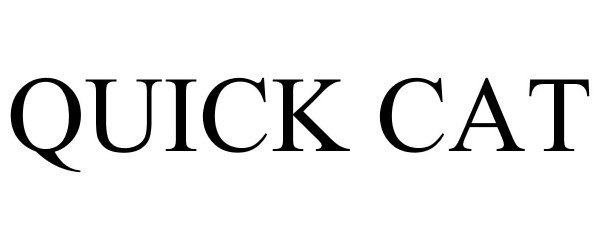 Trademark Logo QUICK CAT