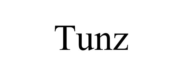 Trademark Logo TUNZ