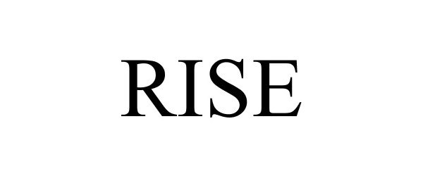 Trademark Logo RISE