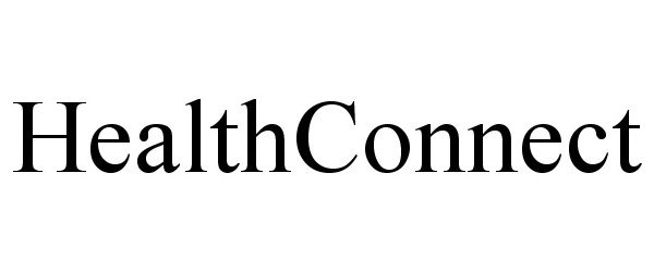 Trademark Logo HEALTHCONNECT