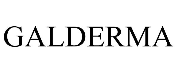 Trademark Logo GALDERMA