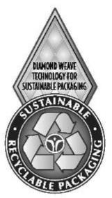  DIAMOND WEAVE TECHNOLOGY FOR SUSTAINABLE PACKAGING Â· RECYCLABLE Â· SUSTAINABLE PACKAGING