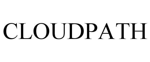 Trademark Logo CLOUDPATH