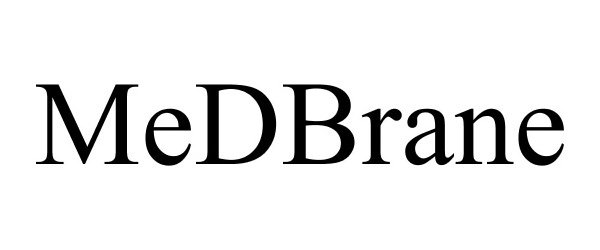 Trademark Logo MEDBRANE