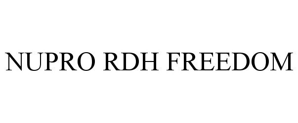  NUPRO RDH FREEDOM