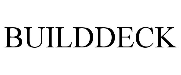 Trademark Logo BUILDDECK