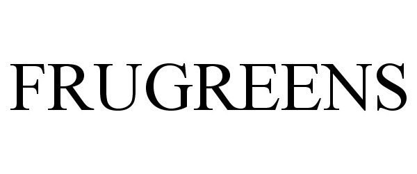 Trademark Logo FRUGREENS