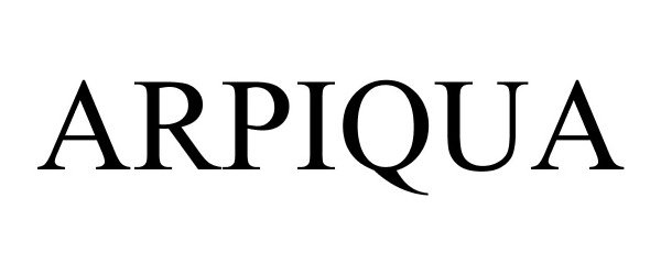 Trademark Logo ARPIQUA