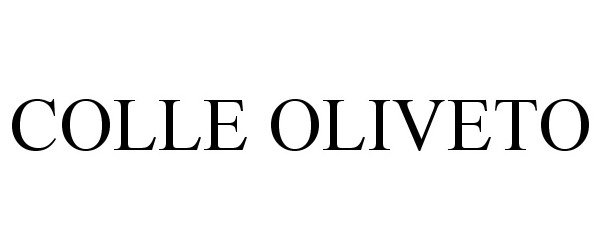  COLLE OLIVETO