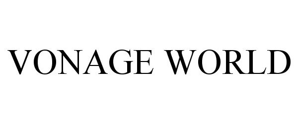 Trademark Logo VONAGE WORLD