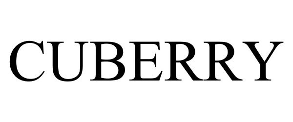 Trademark Logo CUBERRY