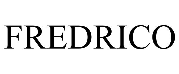 Trademark Logo FREDRICO