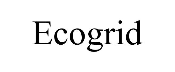 Trademark Logo ECOGRID