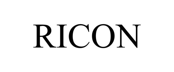 Trademark Logo RICON