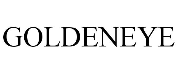 Trademark Logo GOLDENEYE
