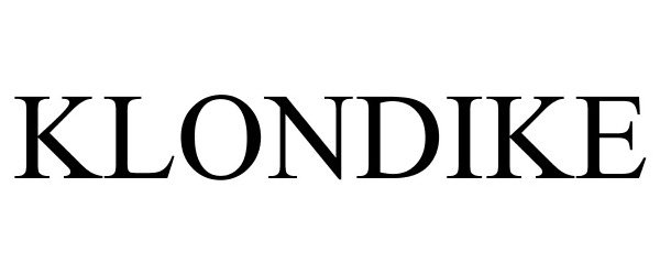 Trademark Logo KLONDIKE