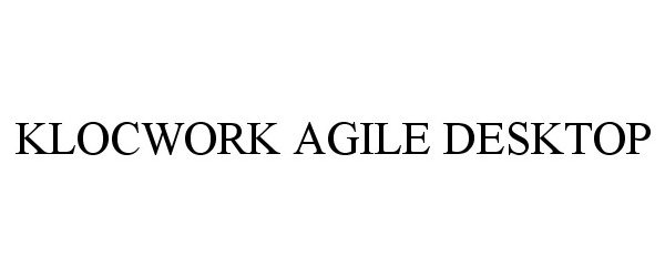  KLOCWORK AGILE DESKTOP