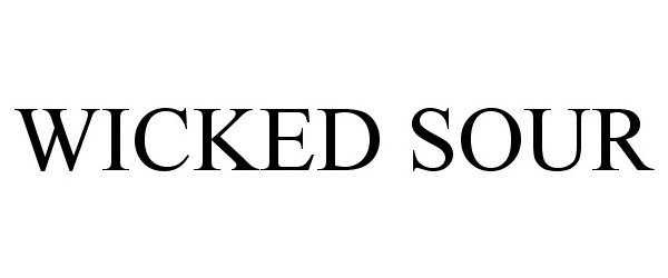 Trademark Logo WICKED SOUR