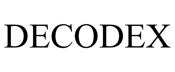 Trademark Logo DECODEX