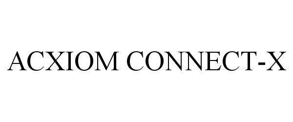  ACXIOM CONNECT-X