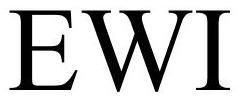 Trademark Logo EWI