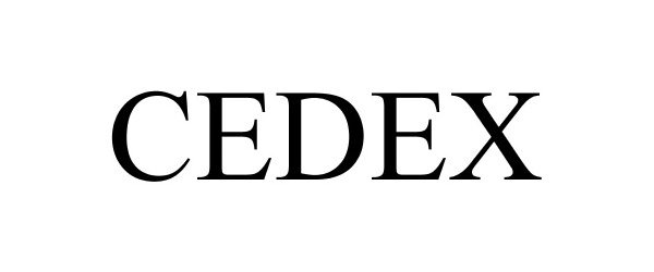 Trademark Logo CEDEX