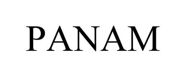 Trademark Logo PANAM