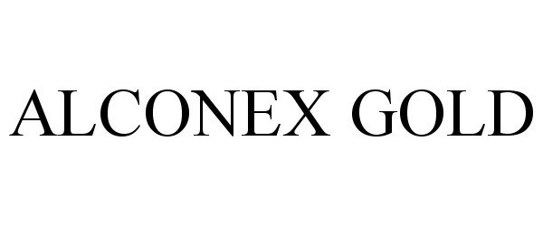 Trademark Logo ALCONEX GOLD