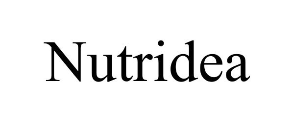 Trademark Logo NUTRIDEA