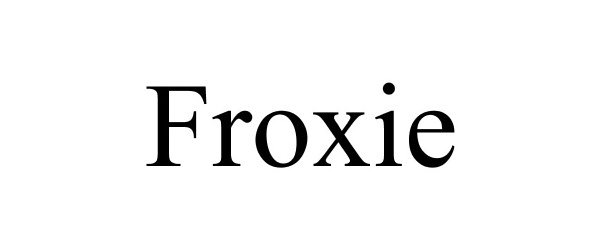 Trademark Logo FROXIE