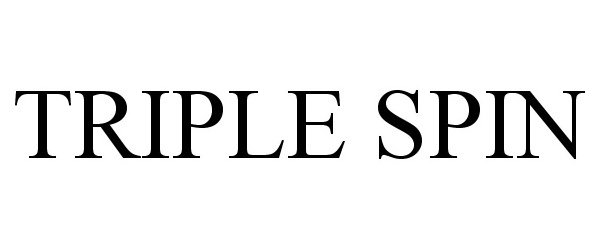 Trademark Logo TRIPLE SPIN