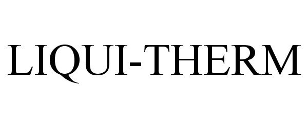 Trademark Logo LIQUI-THERM