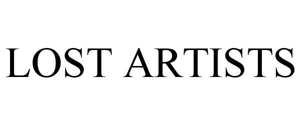 Trademark Logo LOST ARTISTS
