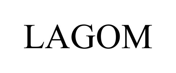 Trademark Logo LAGOM