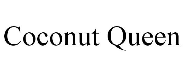 Trademark Logo COCONUT QUEEN