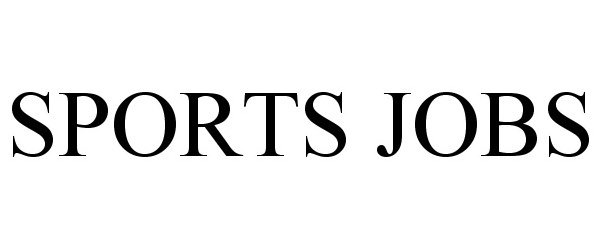  SPORTS JOBS