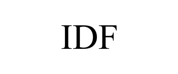 Trademark Logo IDF