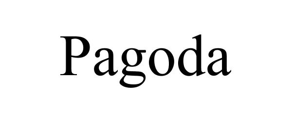 Trademark Logo PAGODA