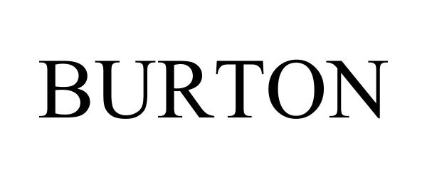 Trademark Logo BURTON