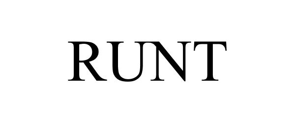 Trademark Logo RUNT