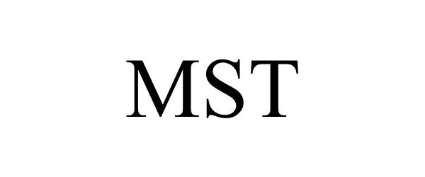 Trademark Logo MST