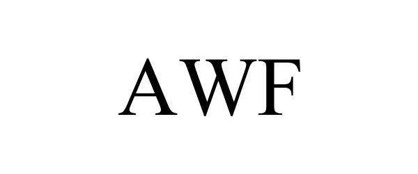 Trademark Logo AWF