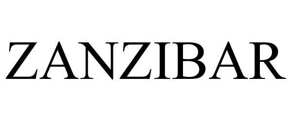 Trademark Logo ZANZIBAR