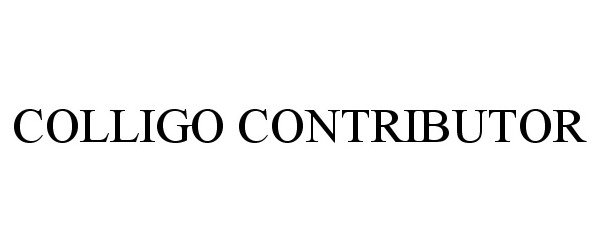  COLLIGO CONTRIBUTOR