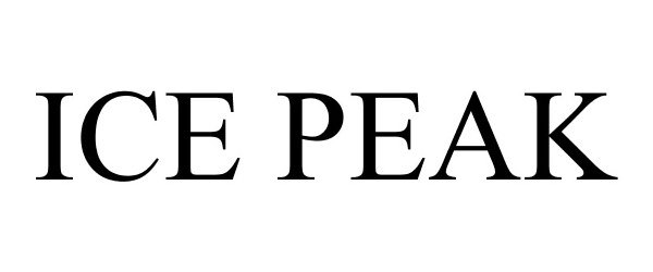 Trademark Logo ICE PEAK