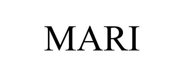 Trademark Logo MARI