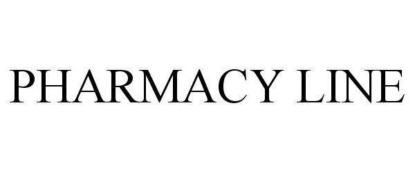 Trademark Logo PHARMACY LINE