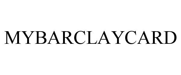 Trademark Logo MYBARCLAYCARD